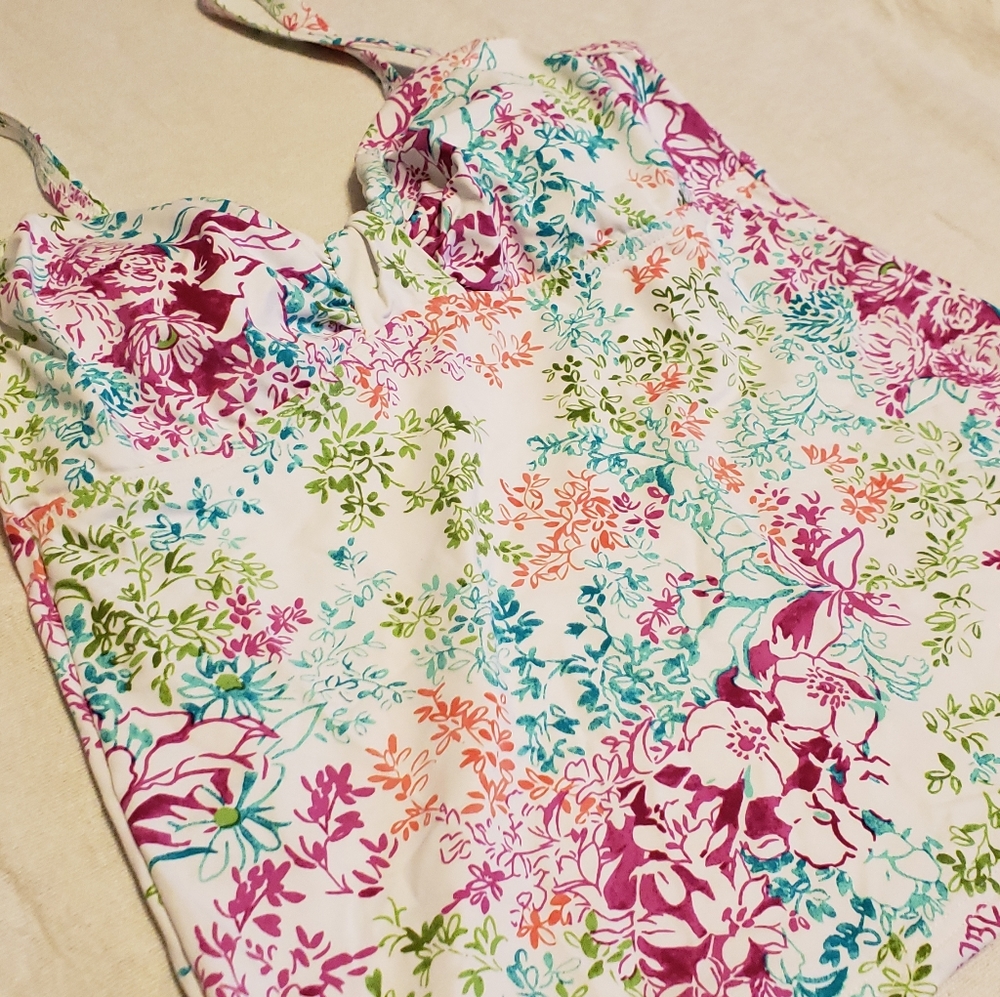 Land's End Tankini Top Size 4 NWOT